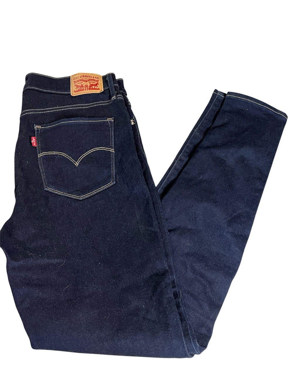 Levi's Navy Slim-Skinny Jeans Jeggings. High rise. Soft. Like new. 
Size 30